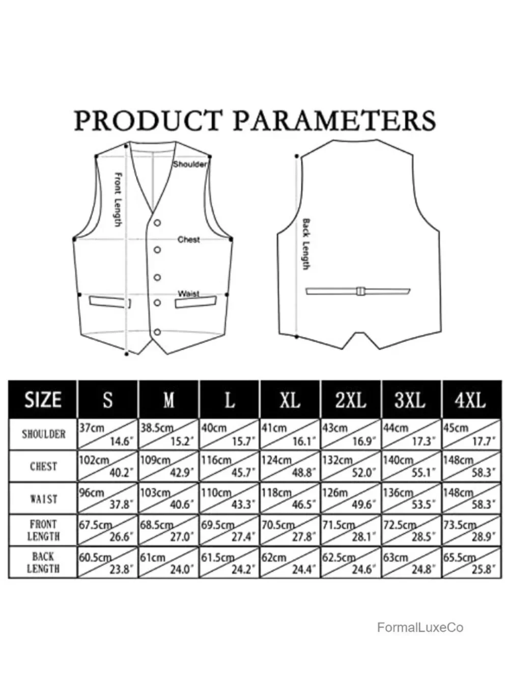 Silk & Polyester Men's Suit Vest with Tie, Pocket Square, Cufflinks, Lapel Pin